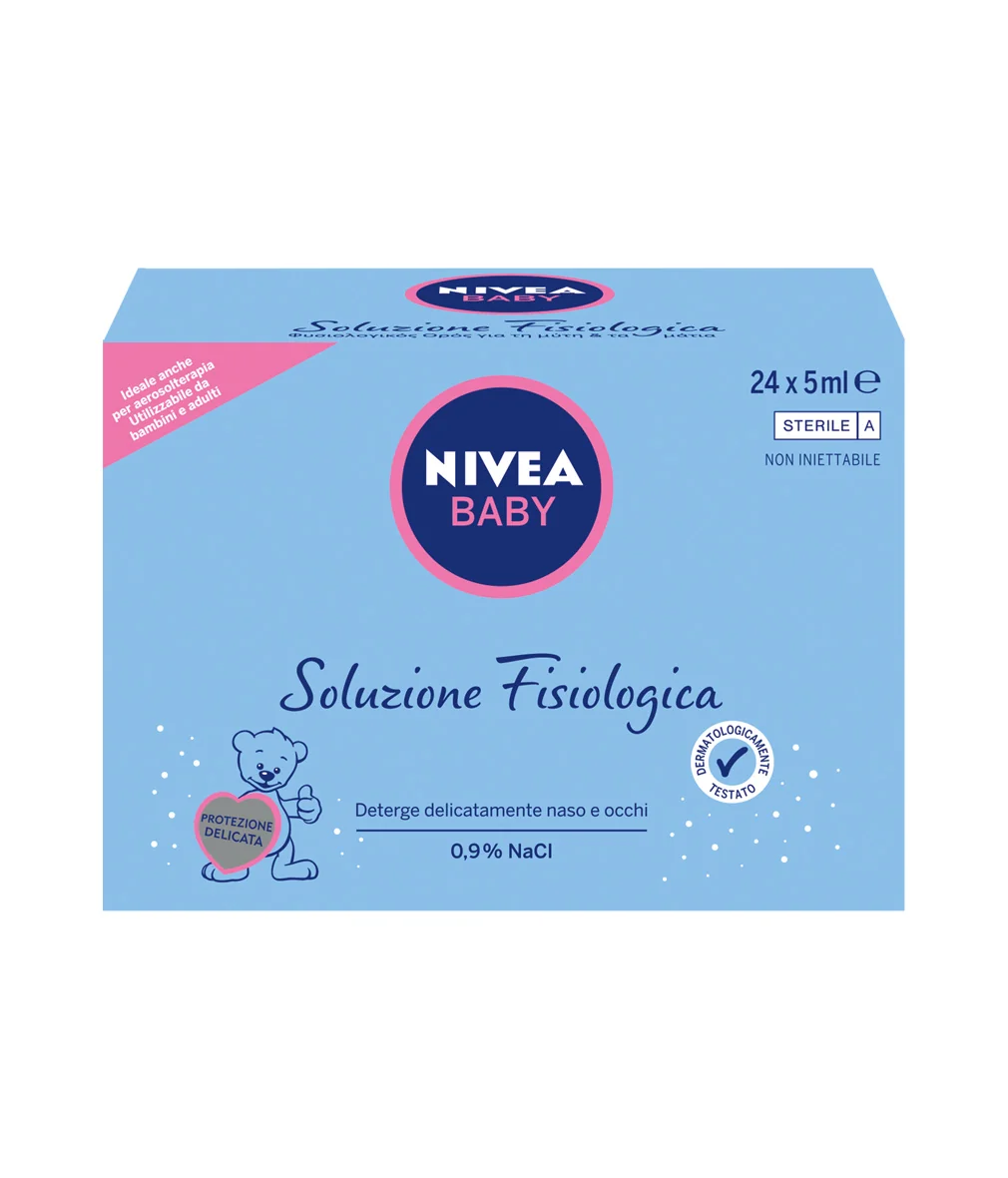 Nivea Baby Soluzione Fisiologica 24x5 ml Soluzione nasale e oftalmica