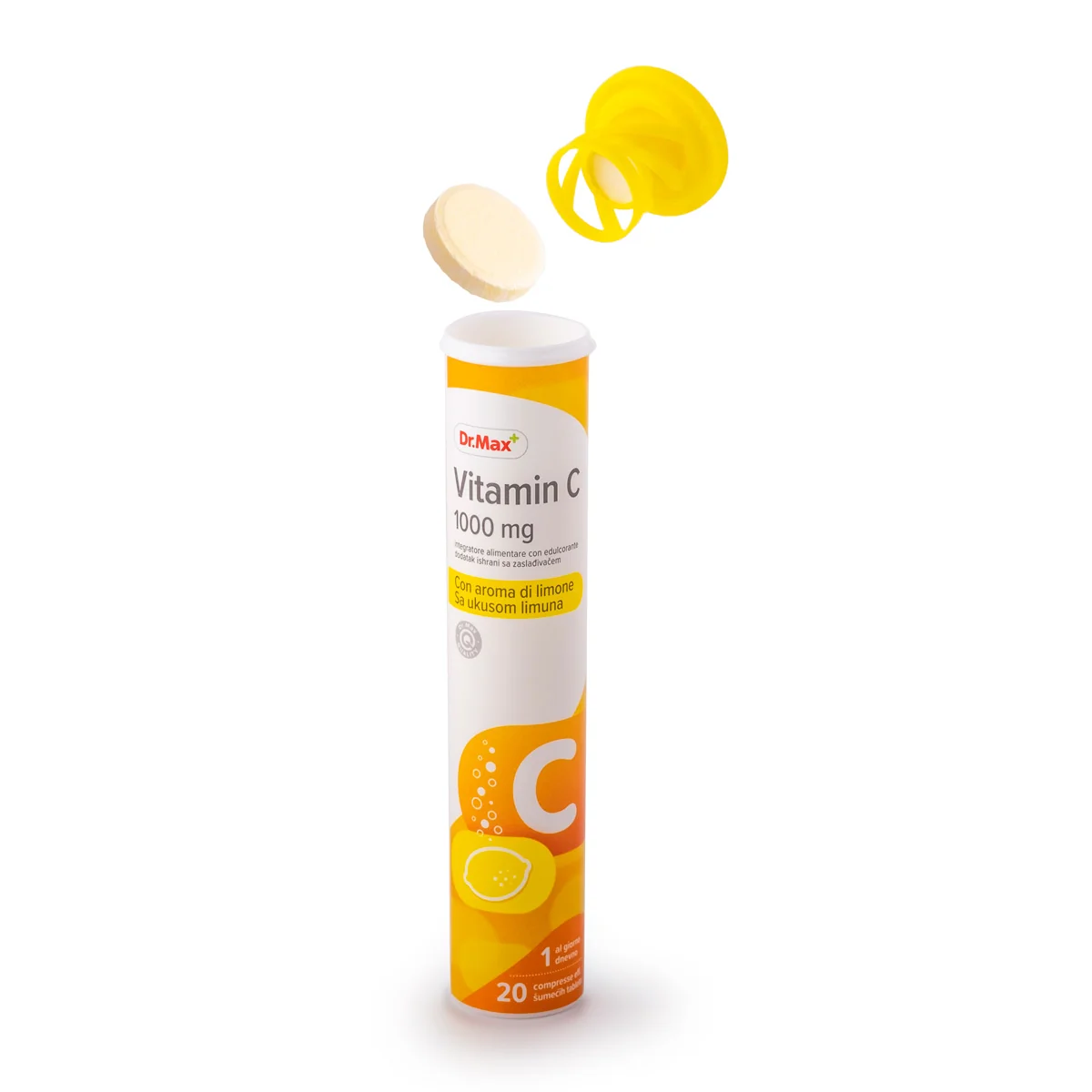 Dr.Max Vitamin C 1000 mg 20 Compresse Effervescenti A Rilascio Prolungato