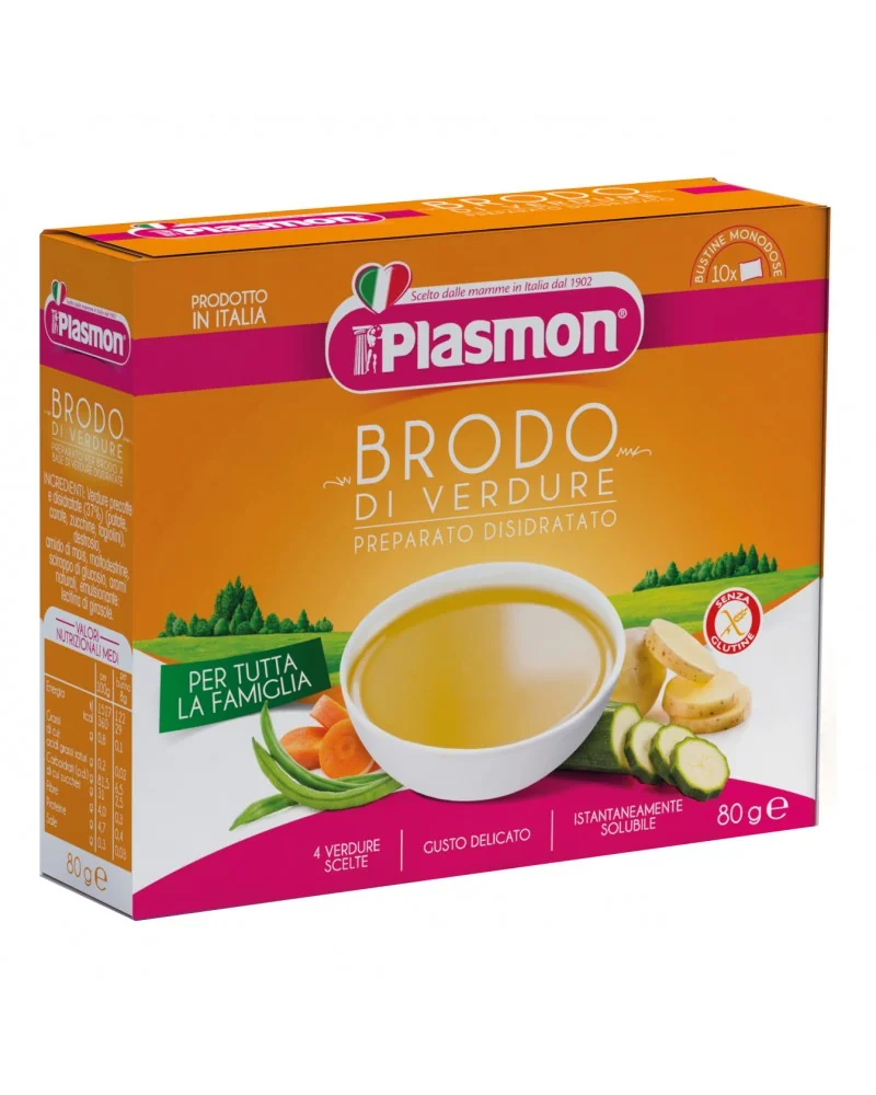 Plasmon Preparato Disidratato Per Brodo Di Verdura 80 g Per tutta la famiglia