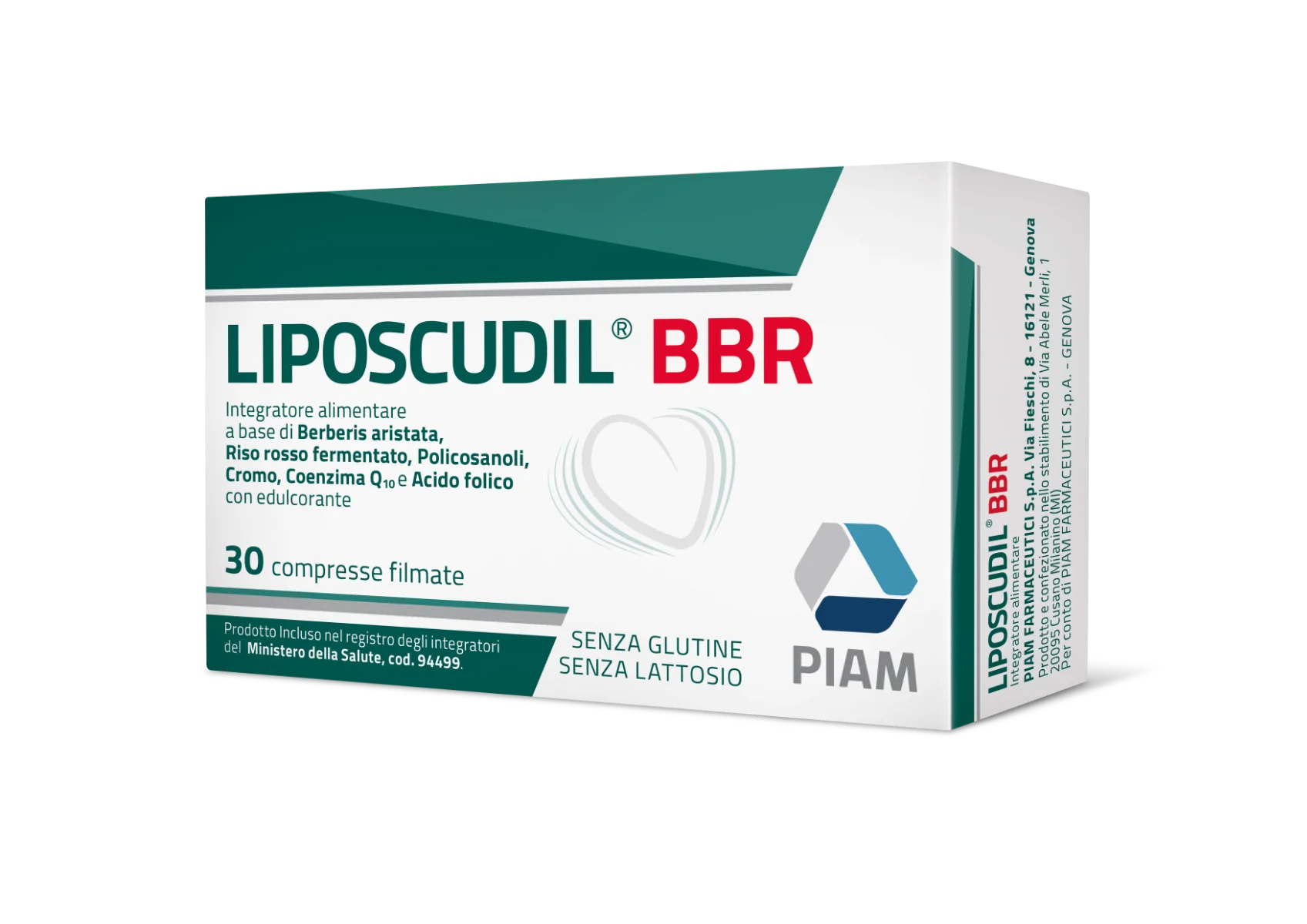 Liposcudil BBR 30 Compresse Integratore Colesterolo con Riso Rosso Fermentato