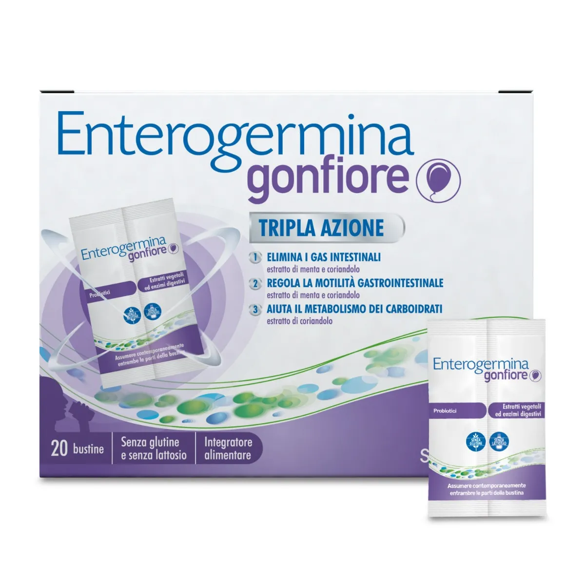 Enterogermina Gonfiore 20 Bustine Equilibrio Intestinale