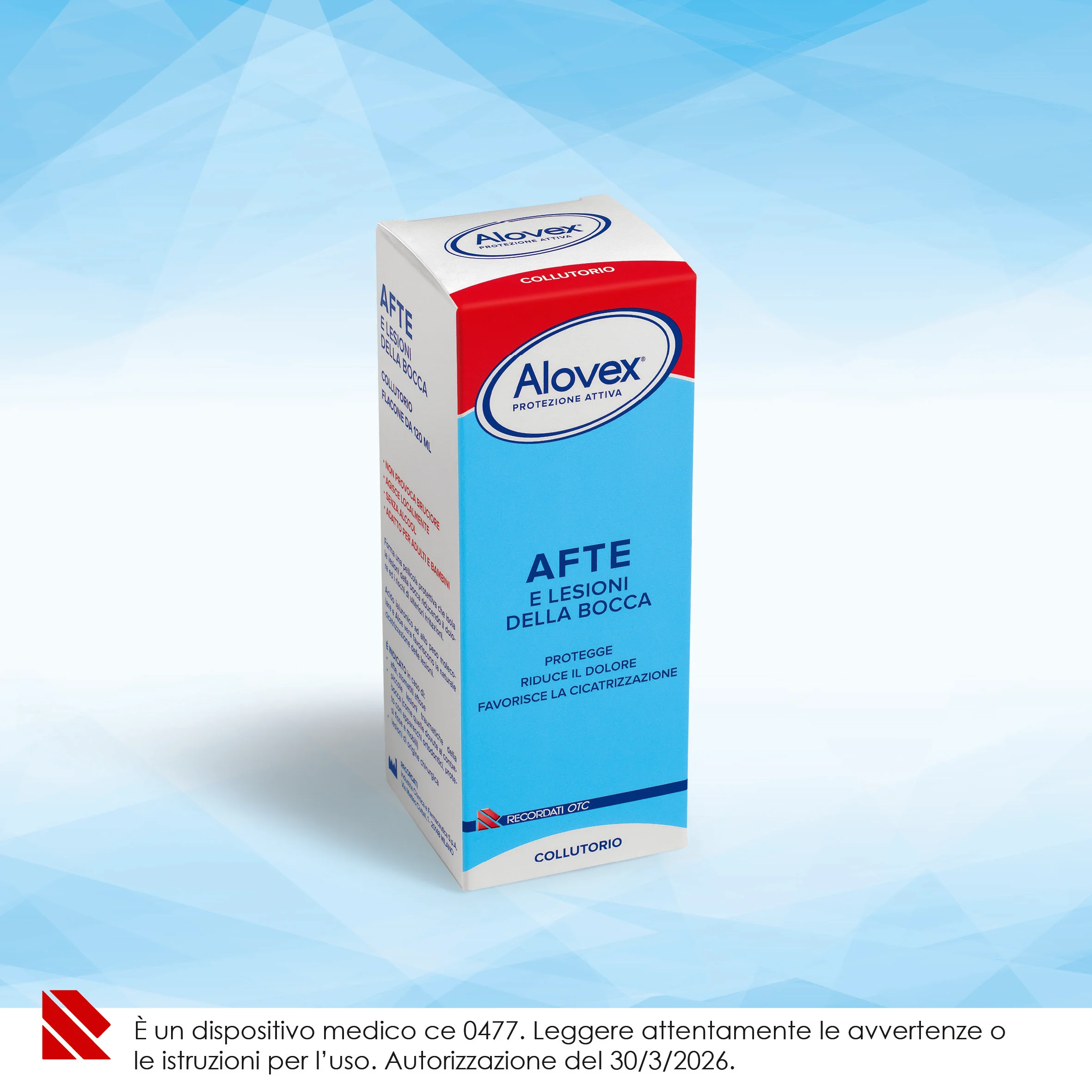 Alovex Protezione Attiva Collutorio Anti Afte 120 ml