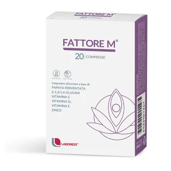 Fattore M 20 Compresse Gastroresistenti Integratore Antiossidante per il Sistema Immunitario