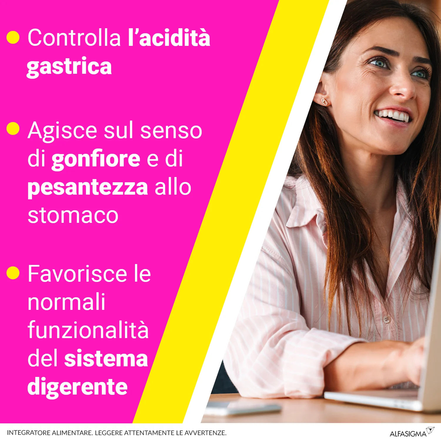 Alfasigma Biochetasi Digestione e Acidità 20 Compresse Masticabili Aroma al limone