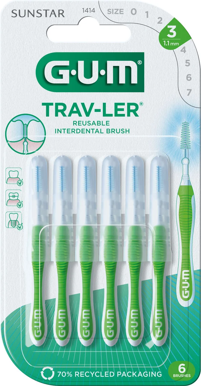 Gum Trav-Ler 1,1 Scovolino Pro Scovolino Interdentale 1,1