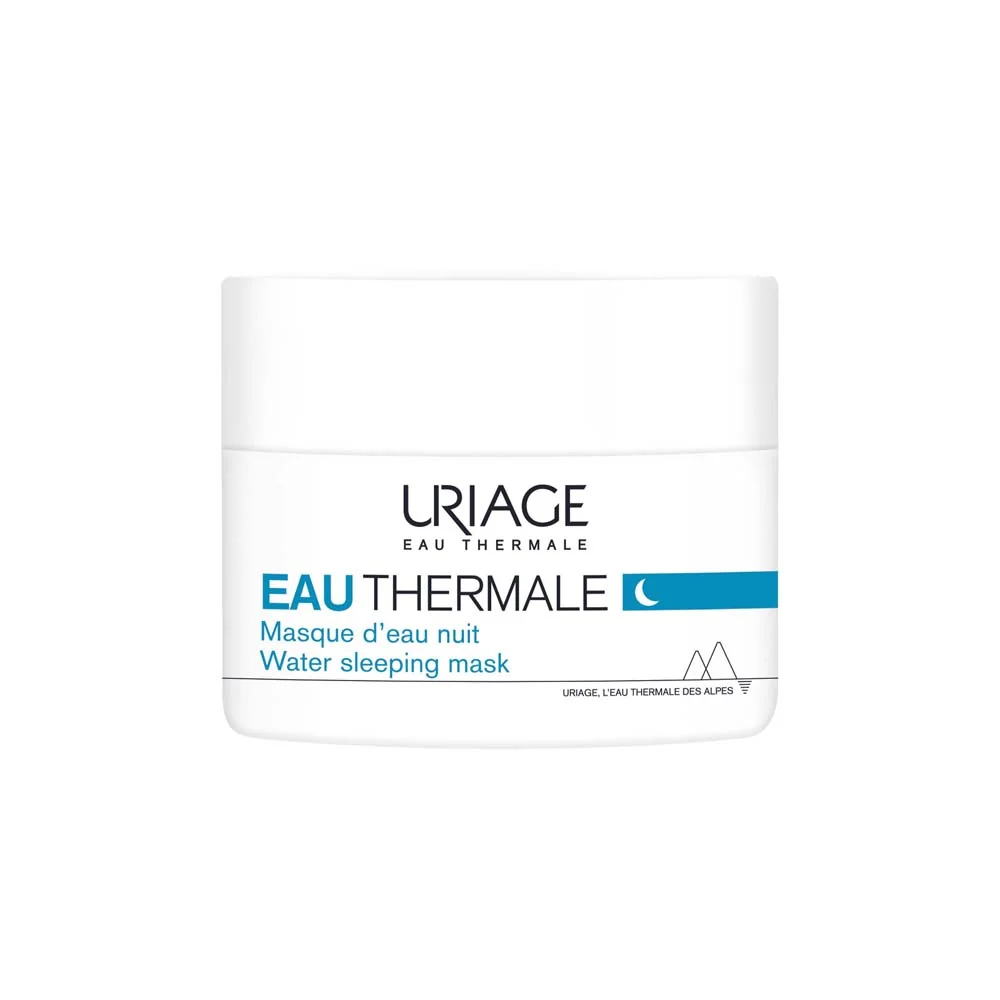 Uriage Eau Thermale Maschera Notte all'Acqua Idratante 50 ml Adatta a Pelli Sensibili