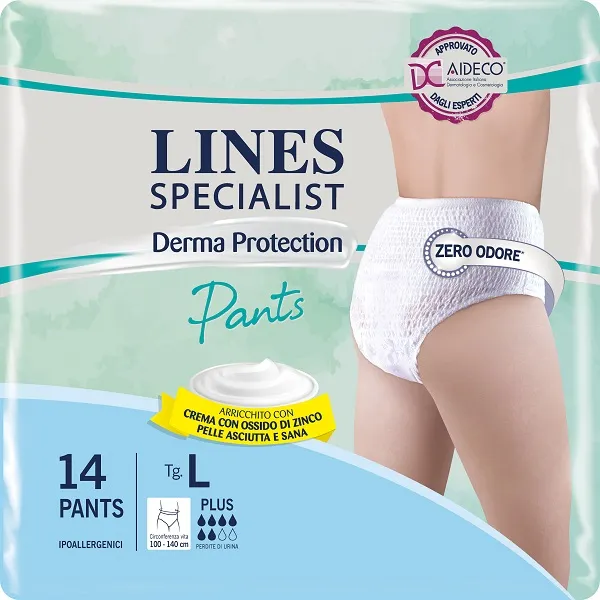 Lines Specialist Derma Pants Plus L 14 pezzi