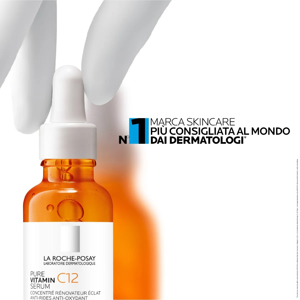La Roche Posay Pure Vitamin C12 Siero 30Ml Antirughe, Antiossidante e Illuminante