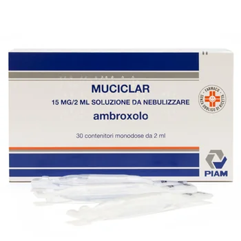 Muciclar Soluzione da Nebulizzare 15 mg/2ml 30 Fiale Tosse