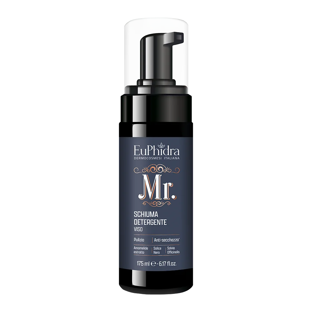EuPhidra Mr. Schiuma Detergente Viso 175 ml Anti Secchezza