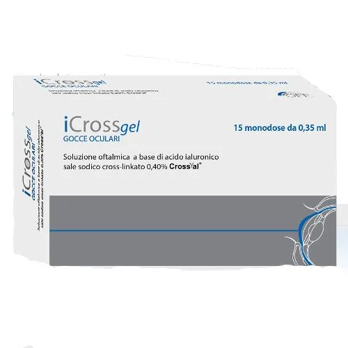 iCross Gel Gocce Oculari 15 Oftioli Lubrificanti