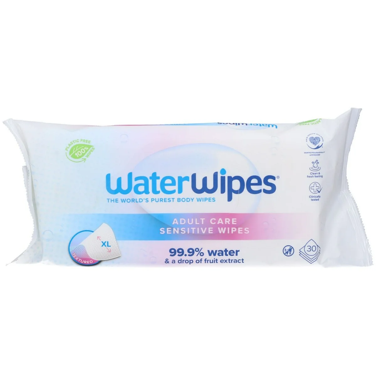 Waterwipes Adult Salv 30Pz Azione Detergente