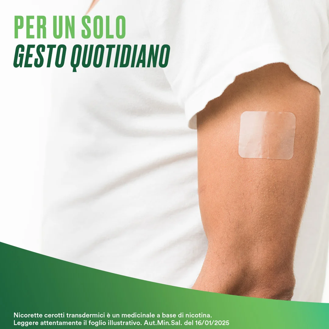 Nicorette 7 Cerotti Transdermici 10 Mg Smettere Di Fumare Per Smettere di Fumare