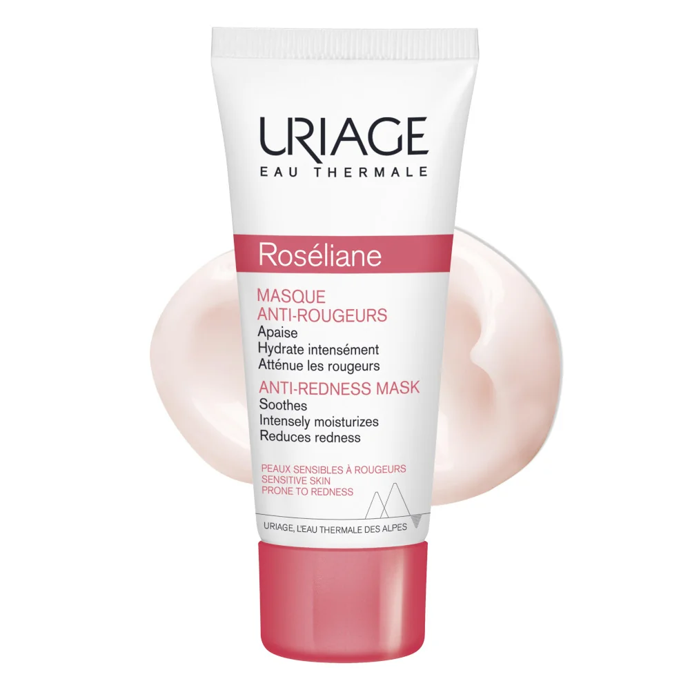 Uriage Rosèliane Maschera Anti-rossore Lenitiva Viso 40 ml Pelle Sensibile