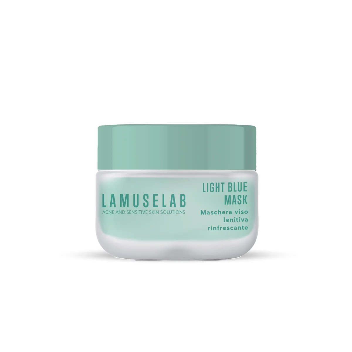 LAMUSELAB LIGHT BLU MASK Maschera Lenitiva Rinfrescante 100 ml Riduce i Rossori