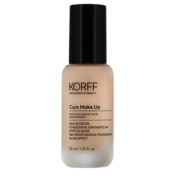 Korff Fondotinta Idratante 24H Effetto Nude Colore 06 30 ml Fluido dalla texture sottile