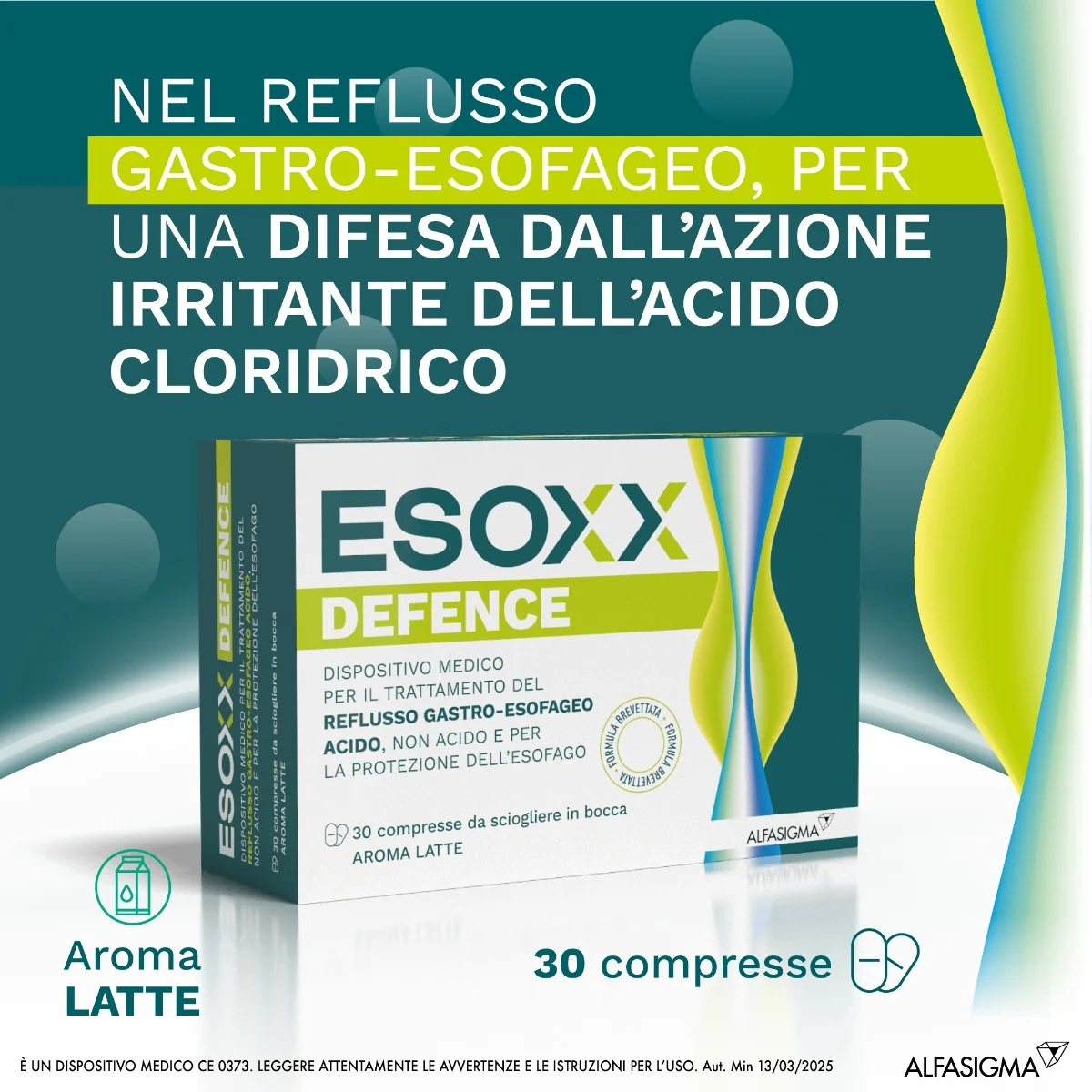 Esoxx Defence 30 Compresse Masticabili Reflusso Gastroesofageo