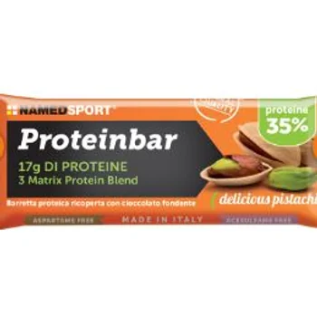 Named Sport Proteinbar Delicious Pistacchio Barretta Proteica 50 g Ideale come Spezza-Fame