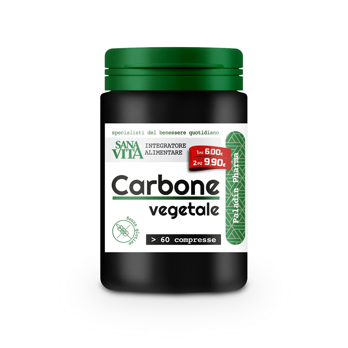 Sanavita Carbone Vegetale60Cpr 