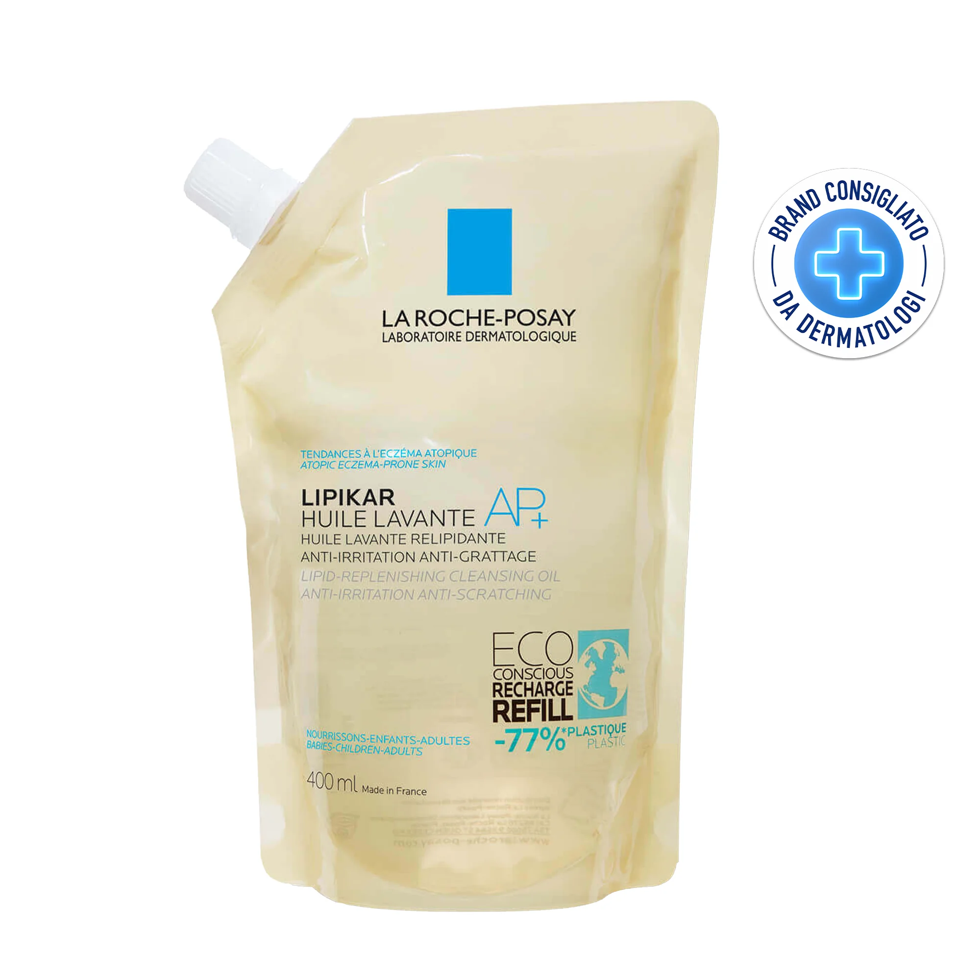 La Roche Posay Lipikar Olio Detergente AP+ Ricarica 400 Ml Idratante