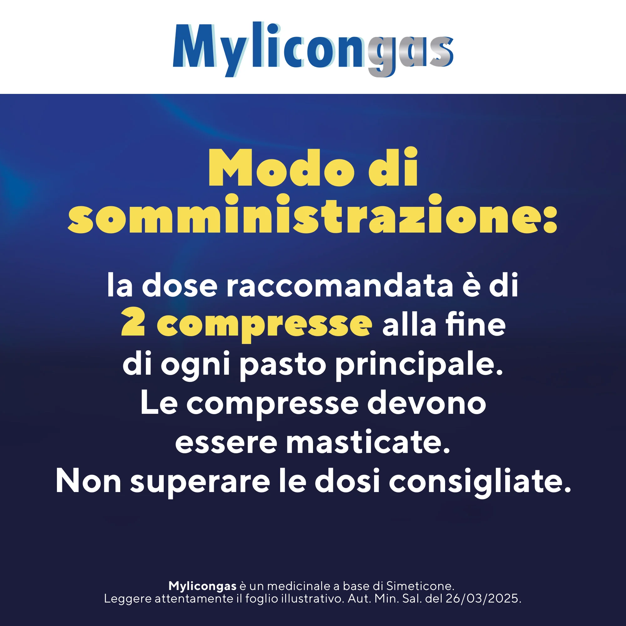 Mylicongas Aerofagia 50 Compresse Per Gonfiore Addominale