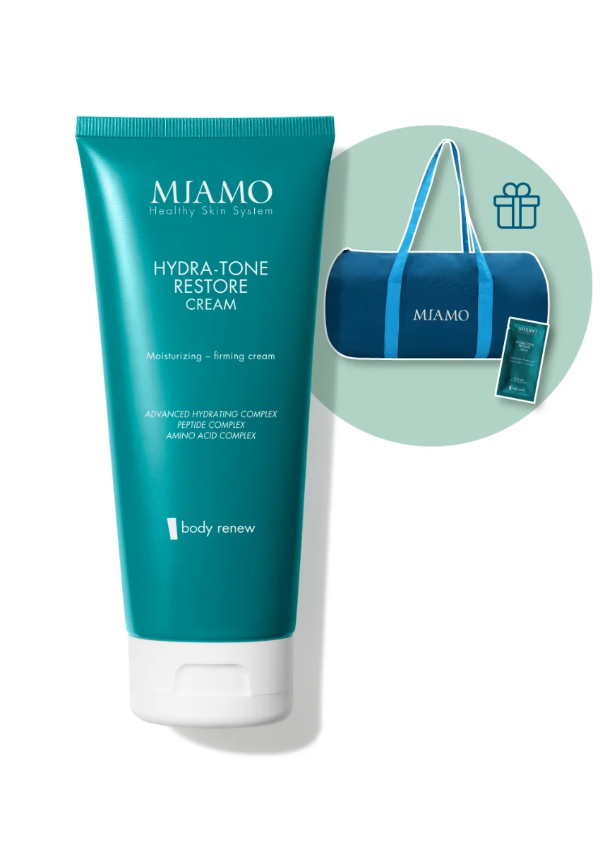 Miamo Body Renew Body Box Rassodante 200 ml + Borsa Sportiva in OMAGGIO Crema Idratante Rassodante