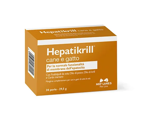 Hepatikrill Cani E Gatti Blister 30 Perle Funzione Epatica