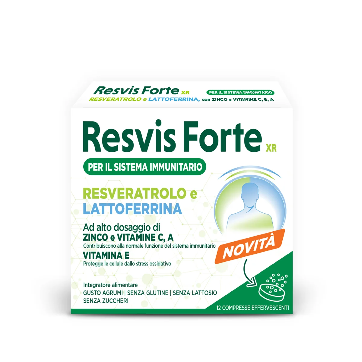 Resvis Forte Xr 12 compresse Effervescenti Sistema Immunitario