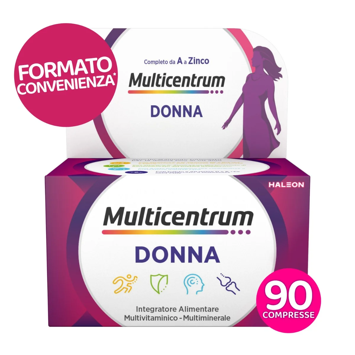 Multicentrum Donna 90 Compresse Multivitaminico