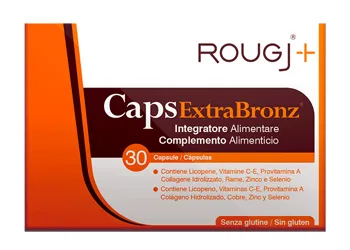 Rougj Cap ExtraBronz 30 Capsule - Integratore per la Stimolazione della Melanina