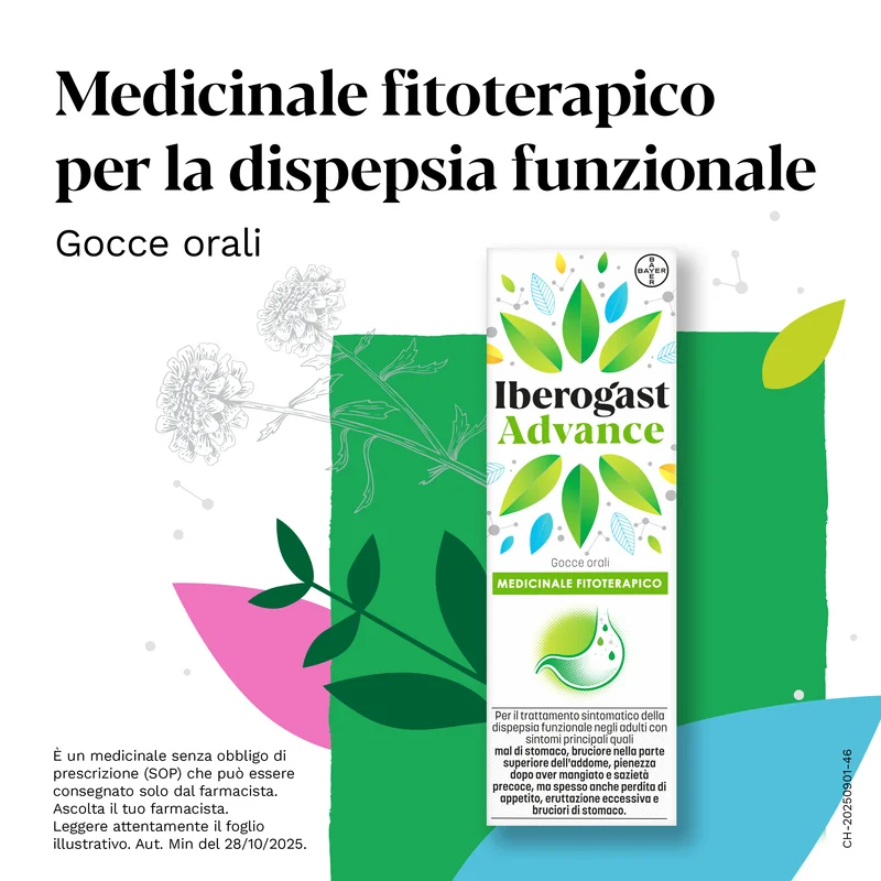 Iberogast Advance Gocce Orali 50 Ml Per il trattamento della dispepsia funzionale
