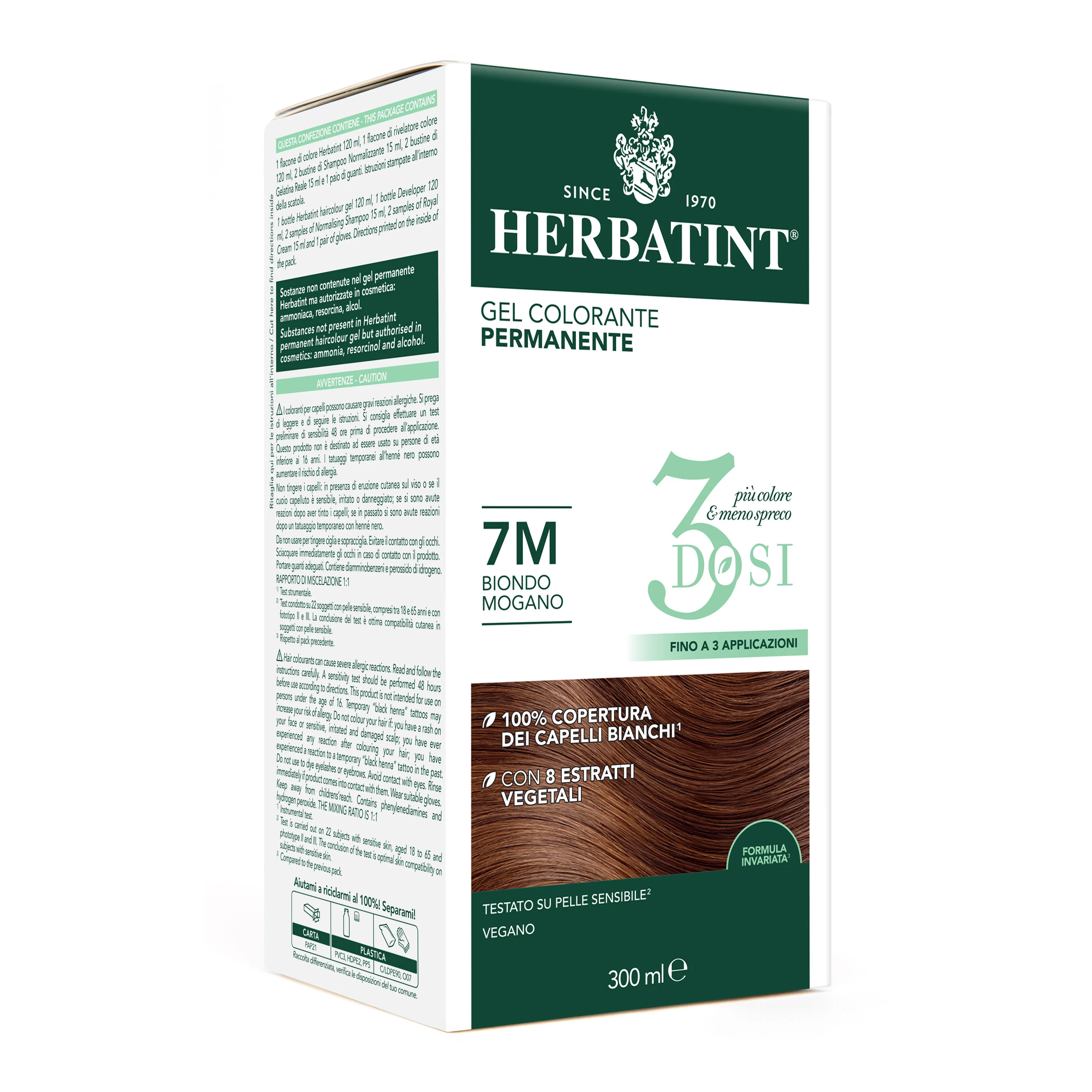 Herbatint 3Dosi 7M 300 Ml