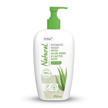 Dr.Max Natural Intimate Wash with Aloe Vera and Lactid Acid 250 ml Detergente Intimo con Aloe Vera e Acido Lattico