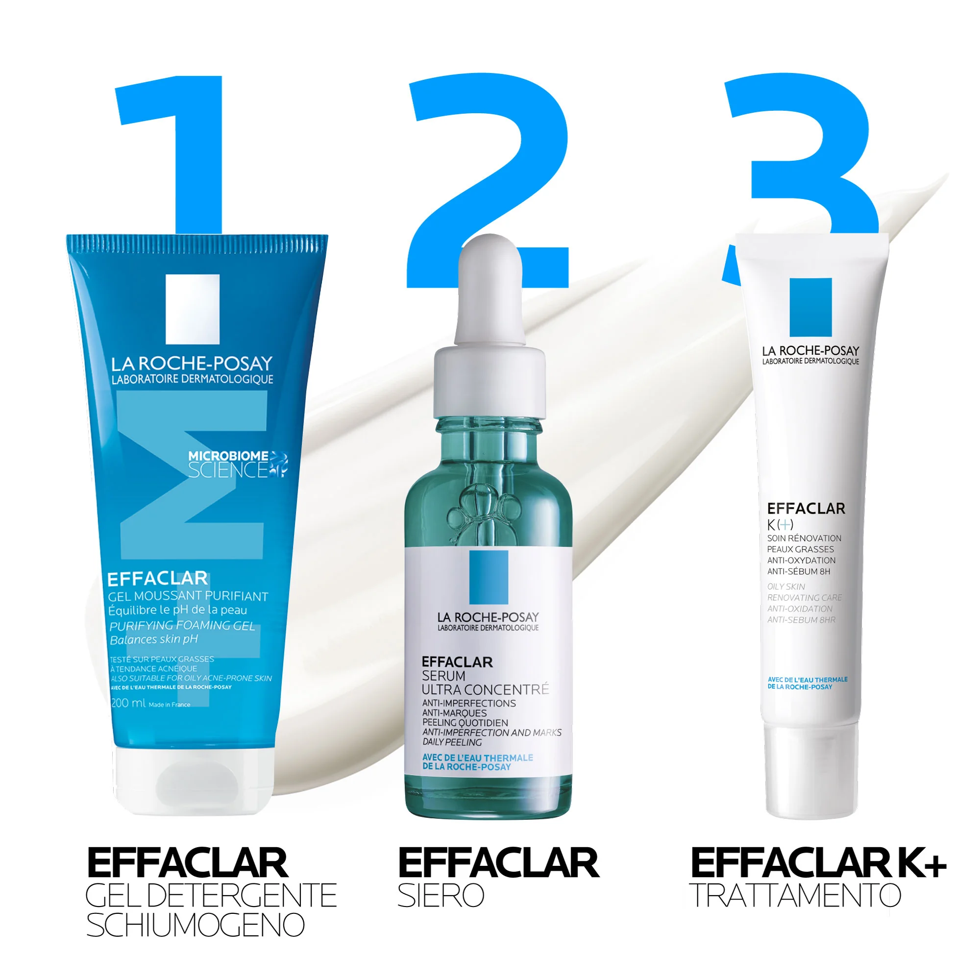 La Roche Posay Effaclar K+ 40 ml Trattamento Rinnovatore Pelle Grassa Pelle Grassa o Tendente alle Imperfezioni