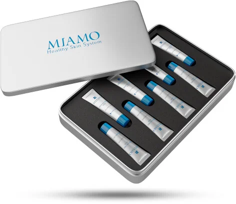 Miamo Longevity Plus Renewal Peel Serum 8 tubi da 5 ml Siero Esfoliante Delicato