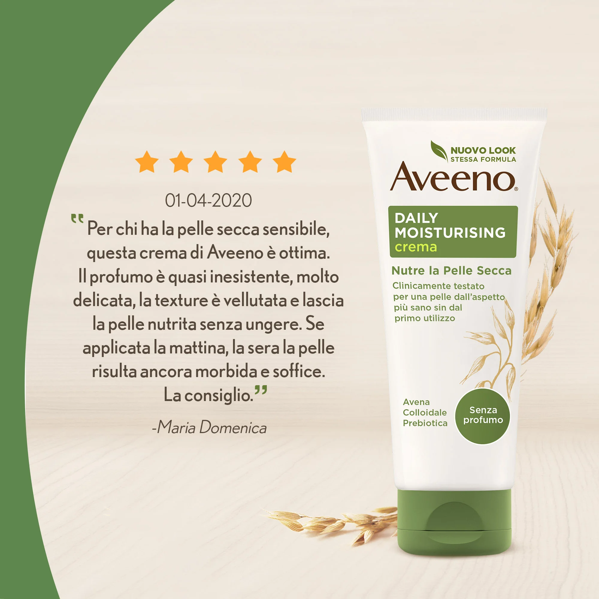Aveeno Cr Idr Crp Pn Crema Tp 200Ml Azione Idratante