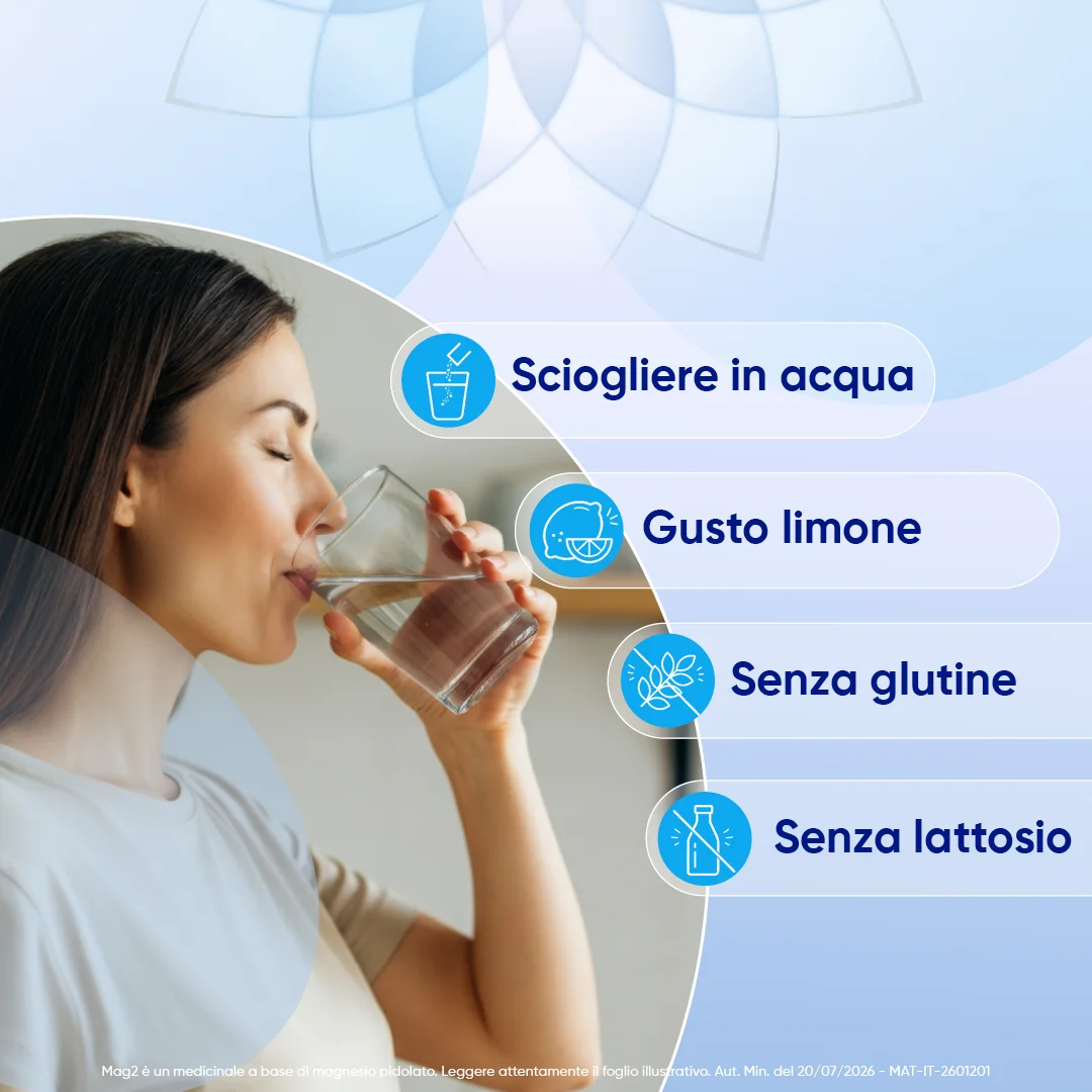 Mag 2 2,25 g Soluzione Orale 40 Bustine Carenze di Magnesio