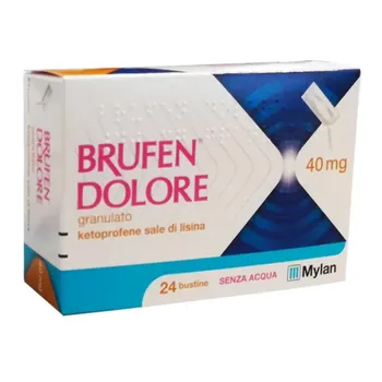 Brufen Dolore 40 mg Granulato Soluzione Orale 24 Bustine 