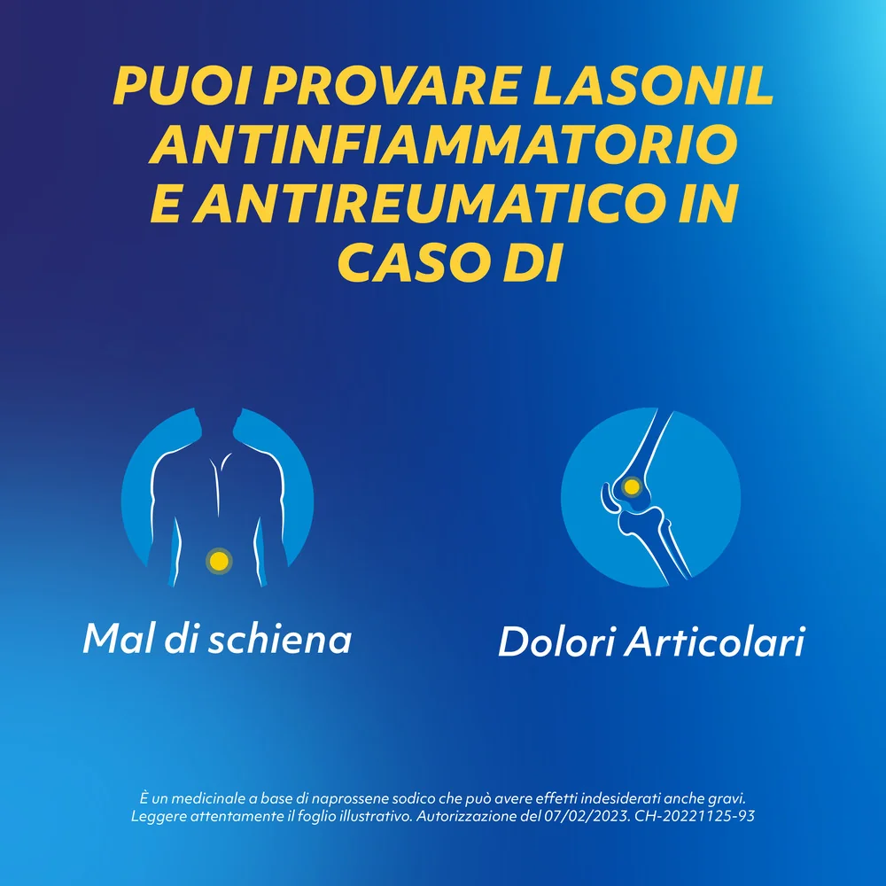 Lasonil Antidolorifico e Antinfiammatorio 24 Compresse Dolore