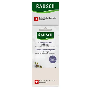 Rausch Box Maschera Lucentezza Argentea Alla Salvia 20 Bustine Da 15 Ml
