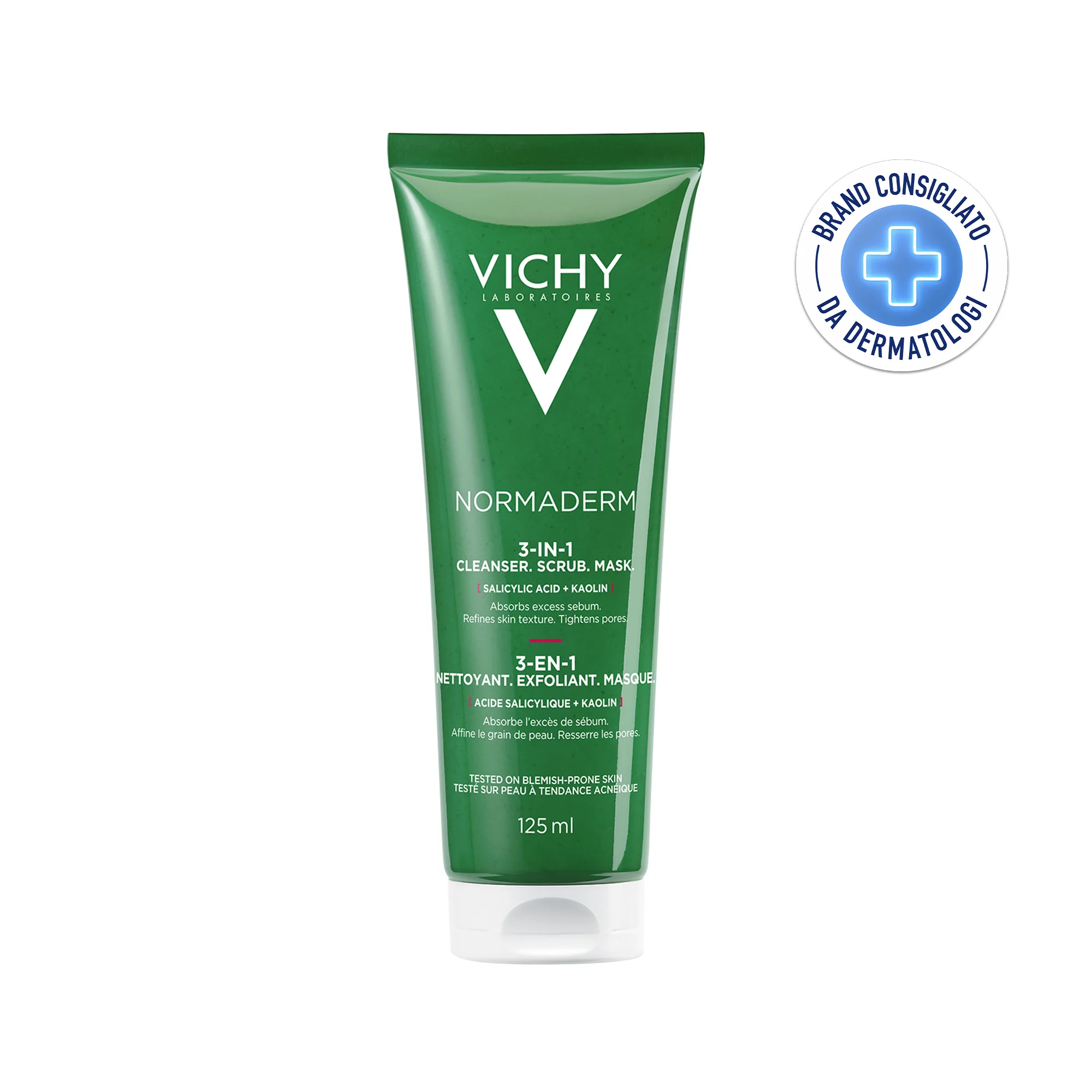 Vichy Normaderm 3in1, 125 Ml Purificante