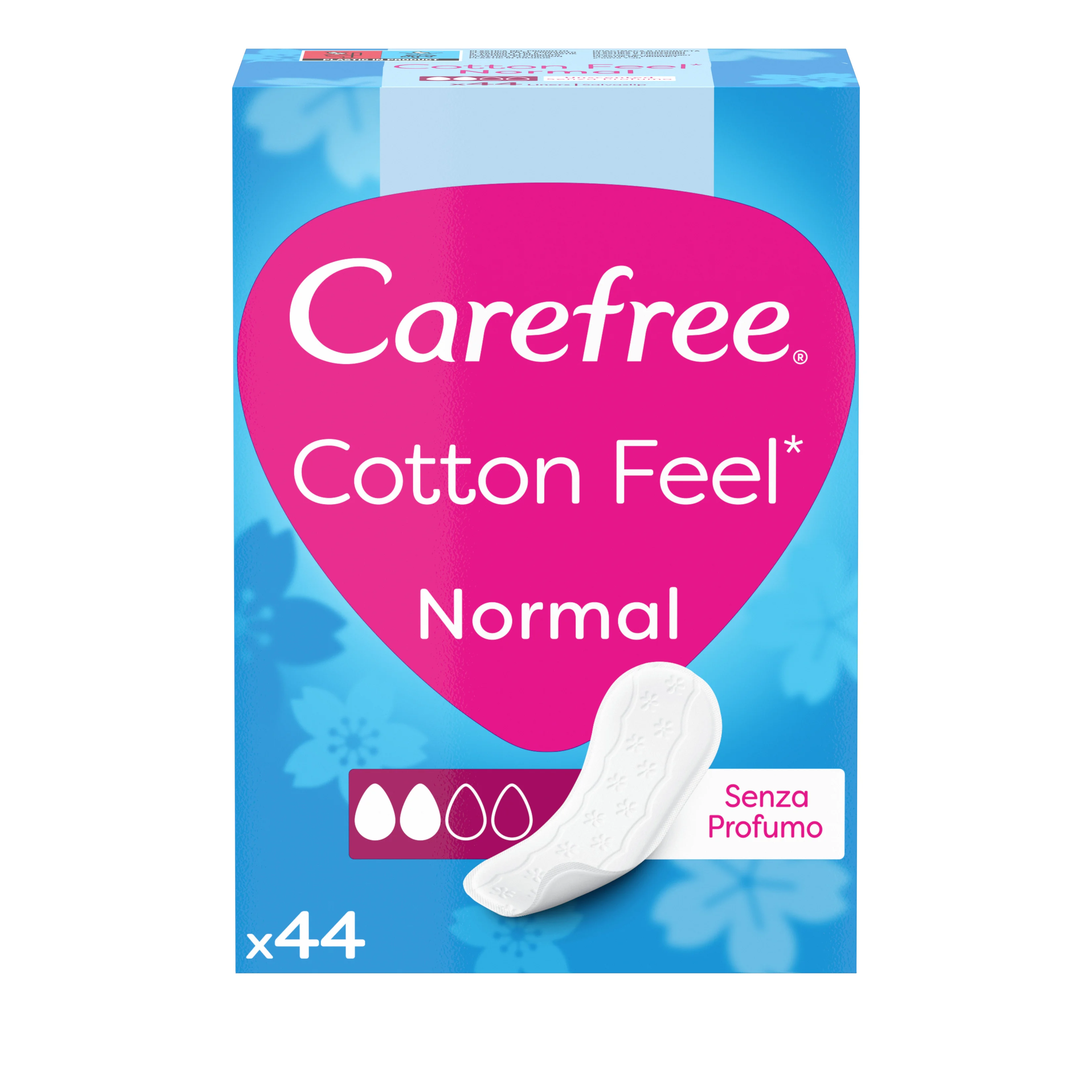 Carefree Cotton Salvaslip 44 Pezzi Senza Profumo