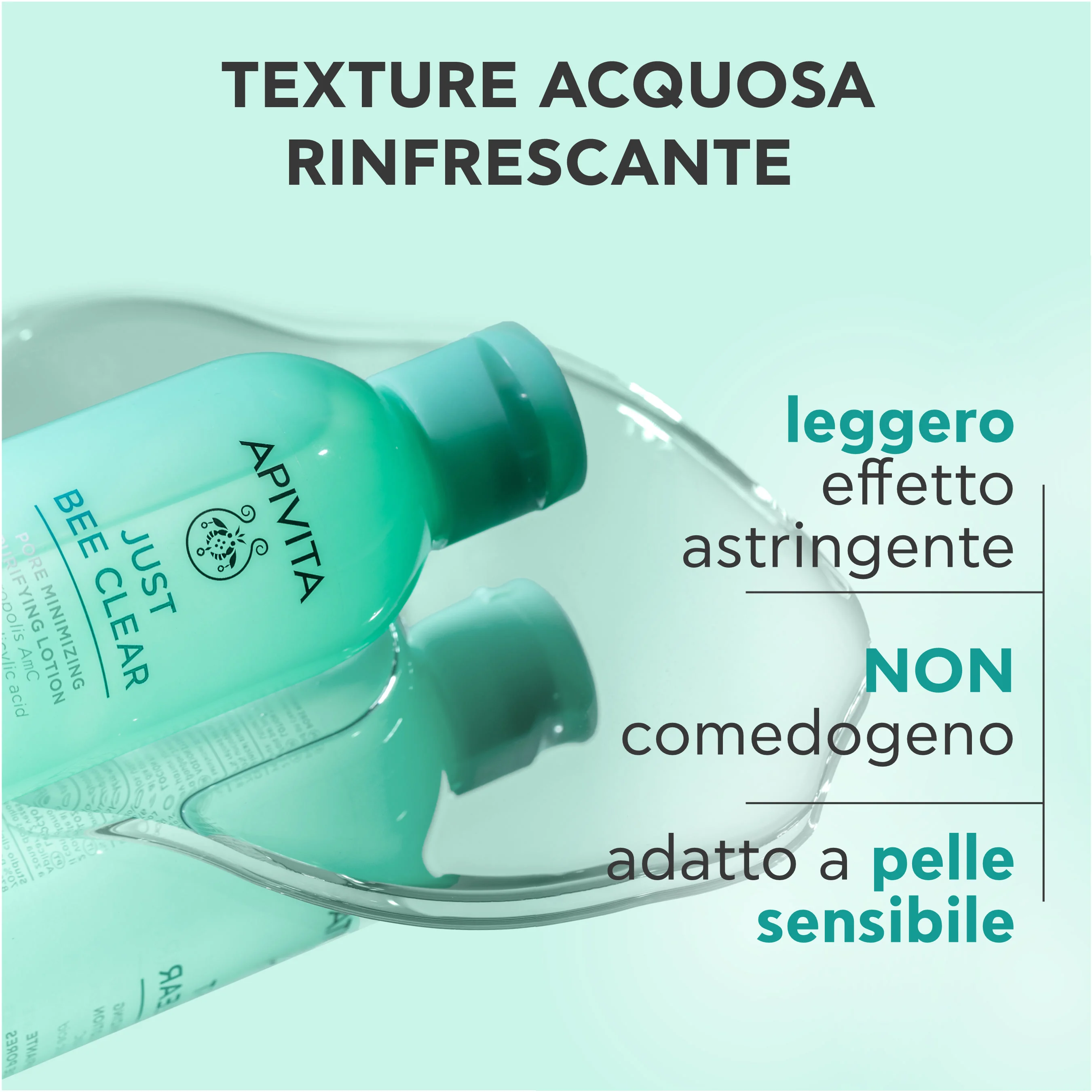 Apivita Just Bee Clear Lotion 200 ml Lozione Purificante