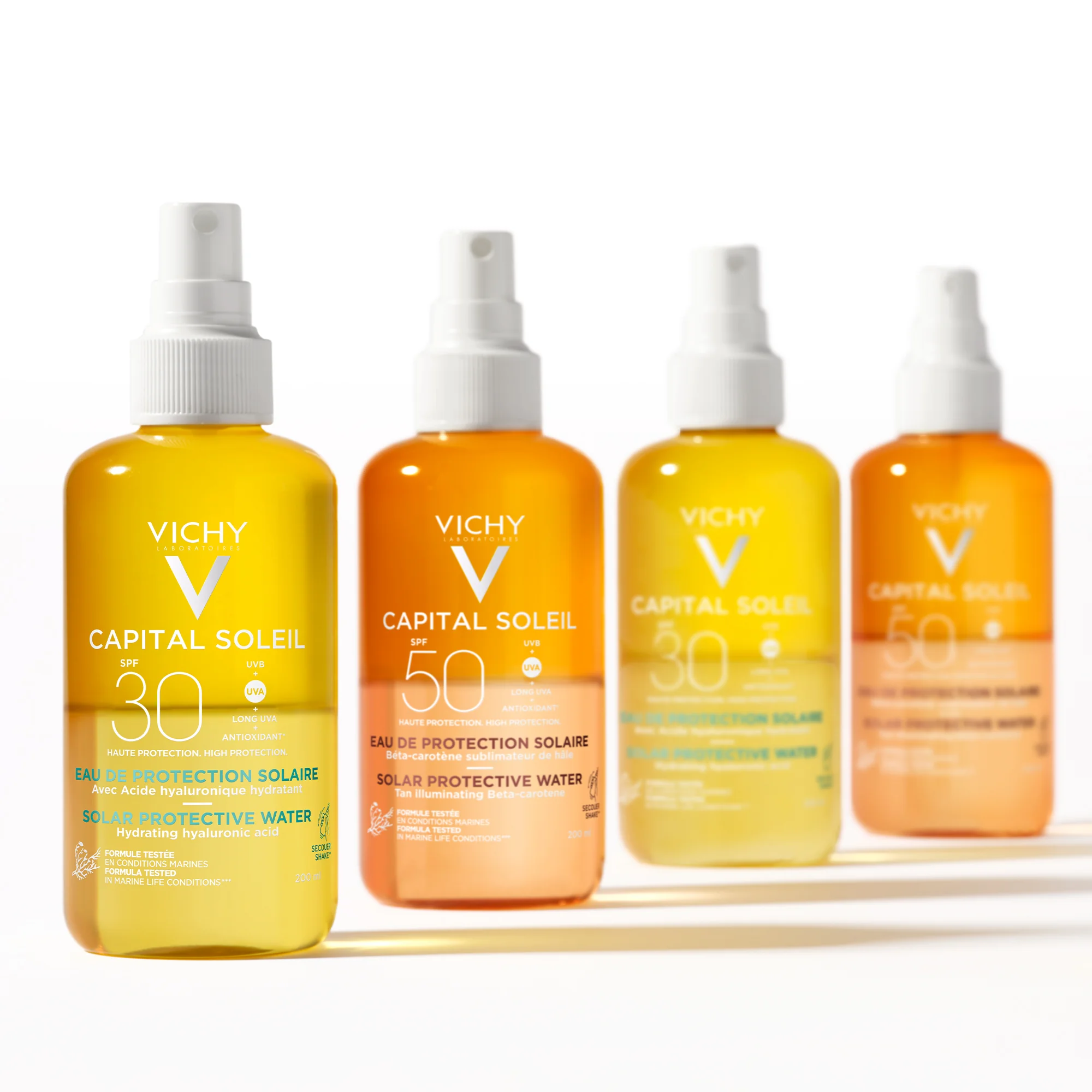 Vichy Ideal Soleil Acqua Solare SPF30, 200 Ml Protettiva idratante