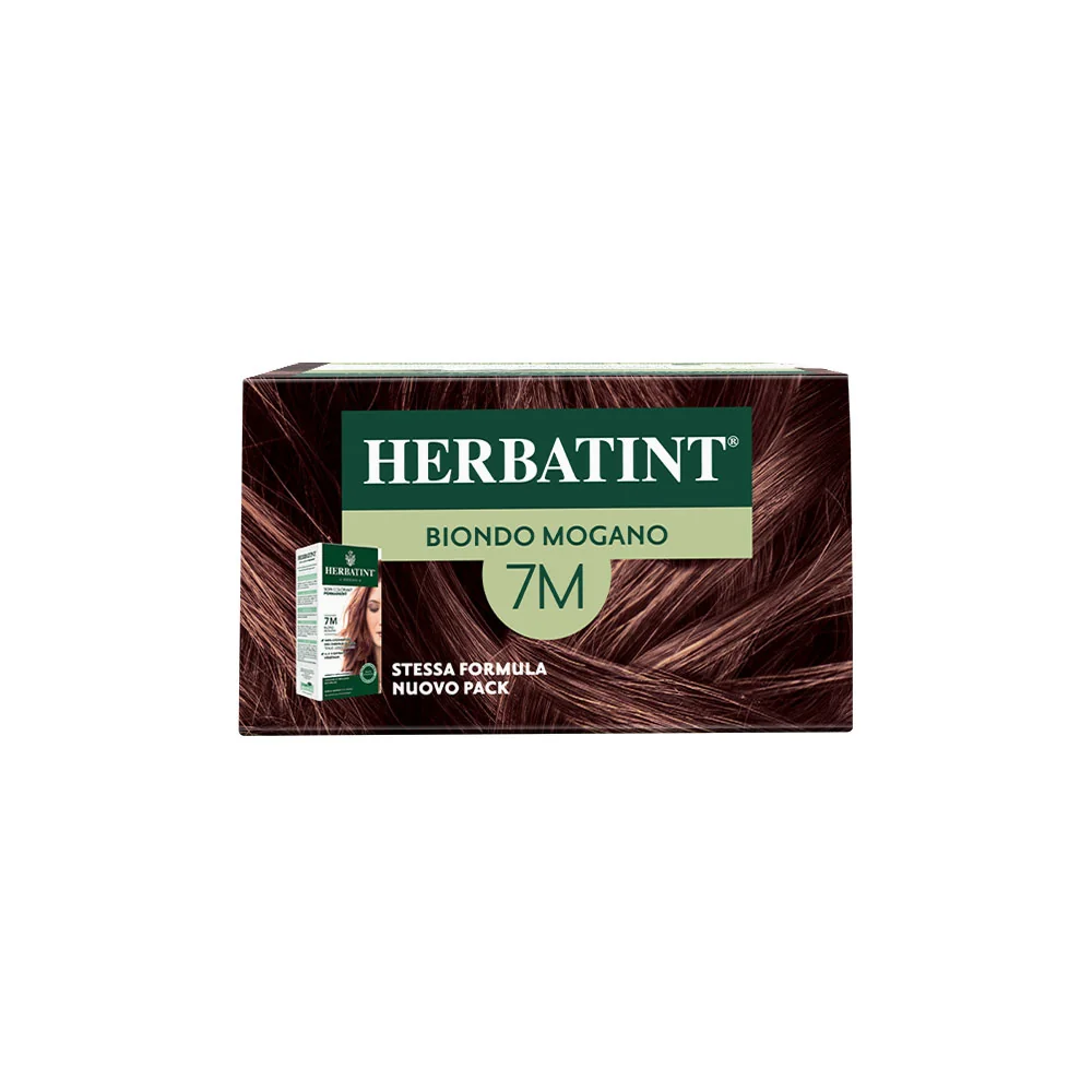 Herbatint Gel Colorante Permanente 7M Biondo Mogano 170 Ml Colore Intenso e Duraturo