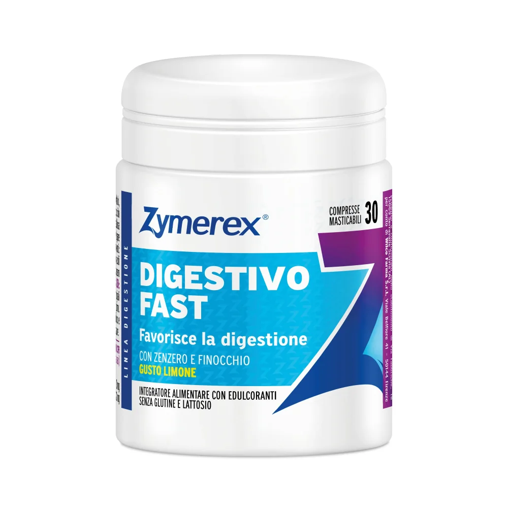 Zymerex Fast 30 Compresse Masticabili Integratore per la Digestione