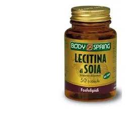 Body Spring Lecitina Di Soia Integratore Metabolismo dei Lipidi 100 Capsule
