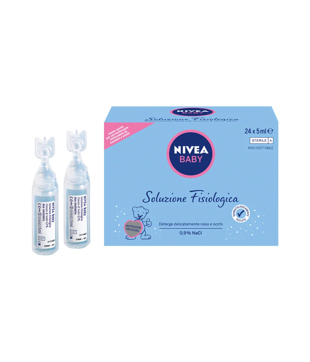 Nivea Baby Soluzione Fisiologica 24x5 ml Soluzione nasale e oftalmica