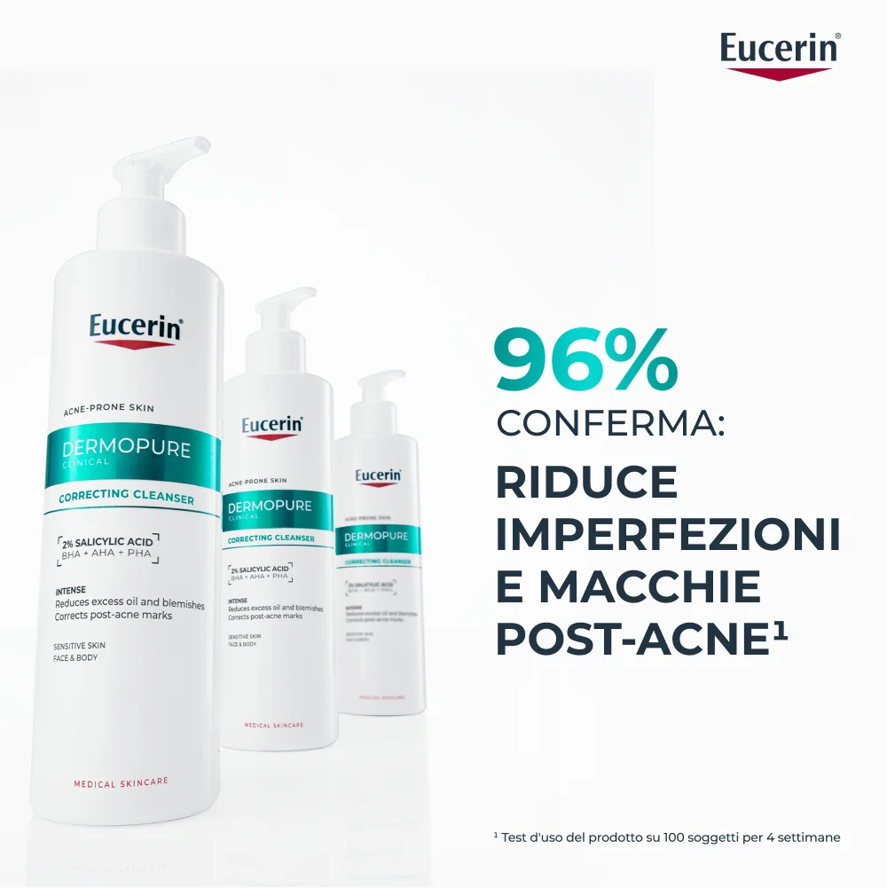 Dermopure Clinical Detergente Tripla Azione 400Ml Pelle Grassa A Tendenza Acneica