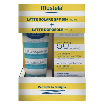 Mustela Bipack - Latte solare SPF50+ 100 ml in OMAGGIO Latte Doposole 125ml 